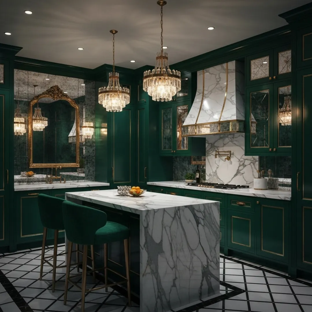 Hollywood Regency kuhinja