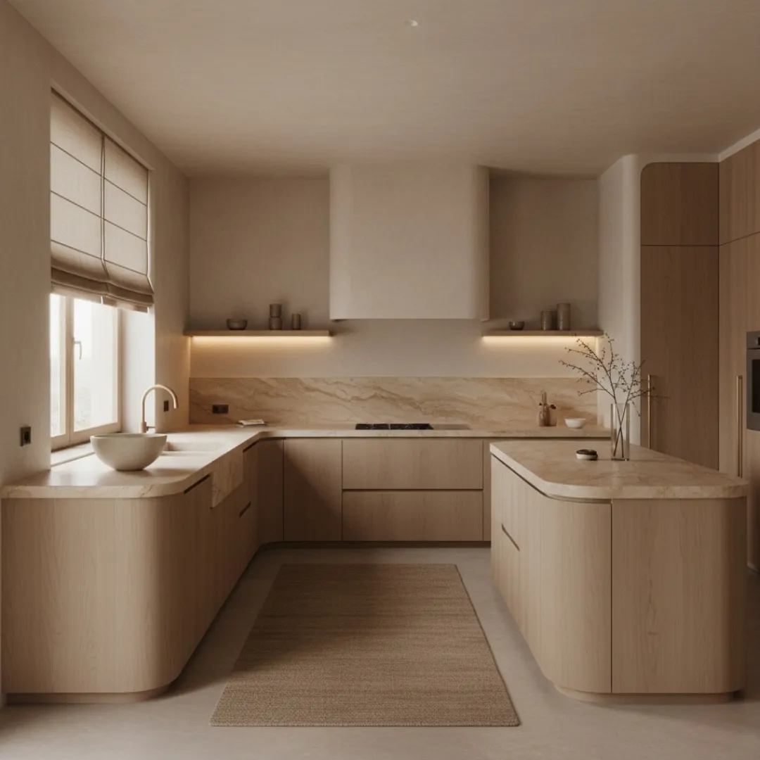 Organic modern kuhinja