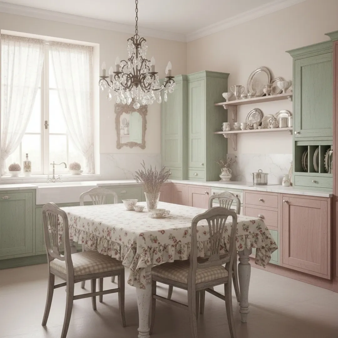 Shabby chic kuhinja